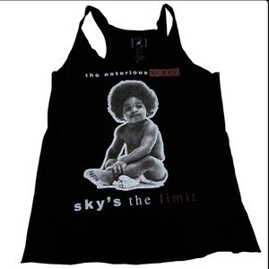 Brooklyn Mint Black Notorious B I G Racerback Tank Top Size Medium
